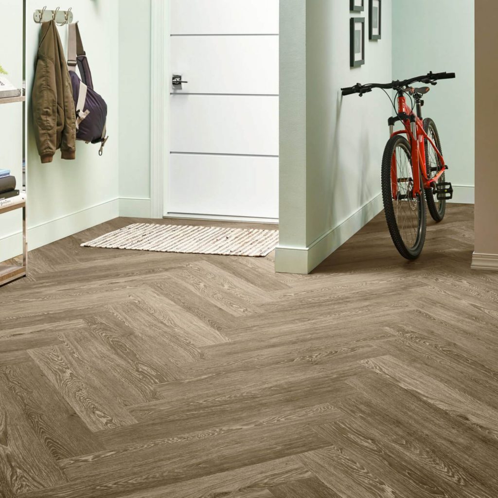 Bicycle on flooring | Country Manor Decorating